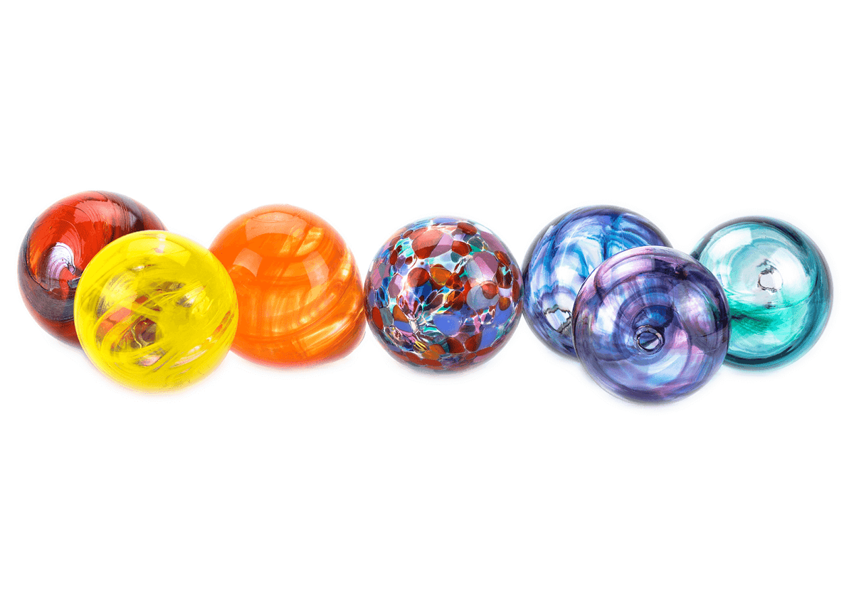 Blow Glass Garden Orbs Jerpoint Glass Studio Jerpoint Glass