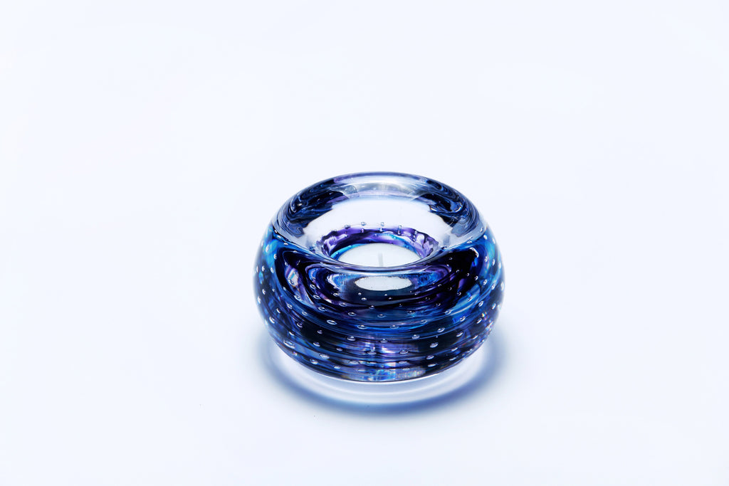 Handmade Glass Tea-Light Holder | Jerpoint Glass Studio | Jerpoint Glass